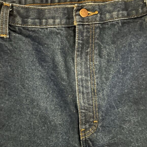 Dickies Industrial Dark Blue Relaxed Fit Straight Leg Work Jeans Men's 42x28 - Picture 2 of 8